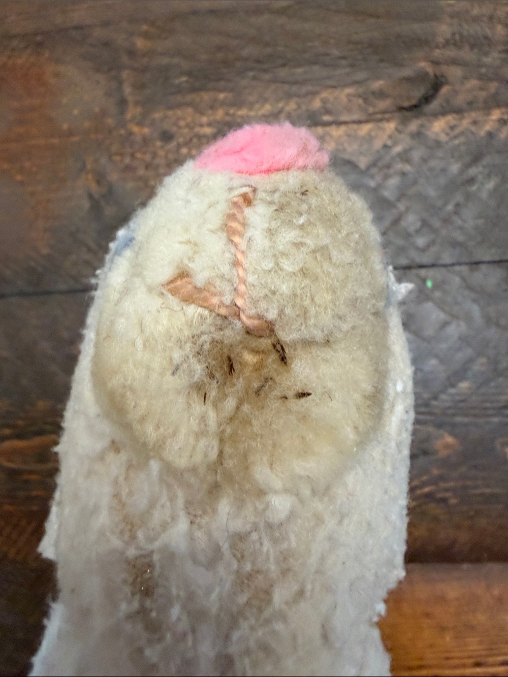 🐑 Vintage Mid-Century Musical Wind-Up Lamb Plush 🐑 Fan Fair 1960’s collectible - Picture 8 of 10
